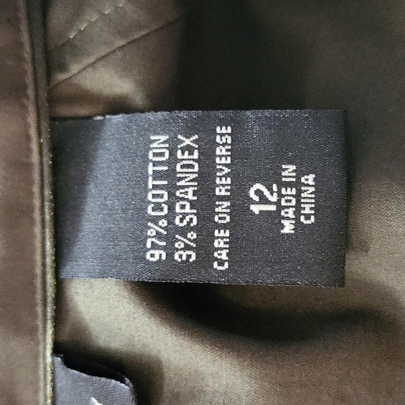 NWOT New York & Company Women's Puffed Sleeve Ruffle-V-Neck W/Belt Size 12 - Picture 14 of 14